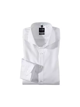 OLYMP LEVEL FIVE | Chemise Body Fit | weiss